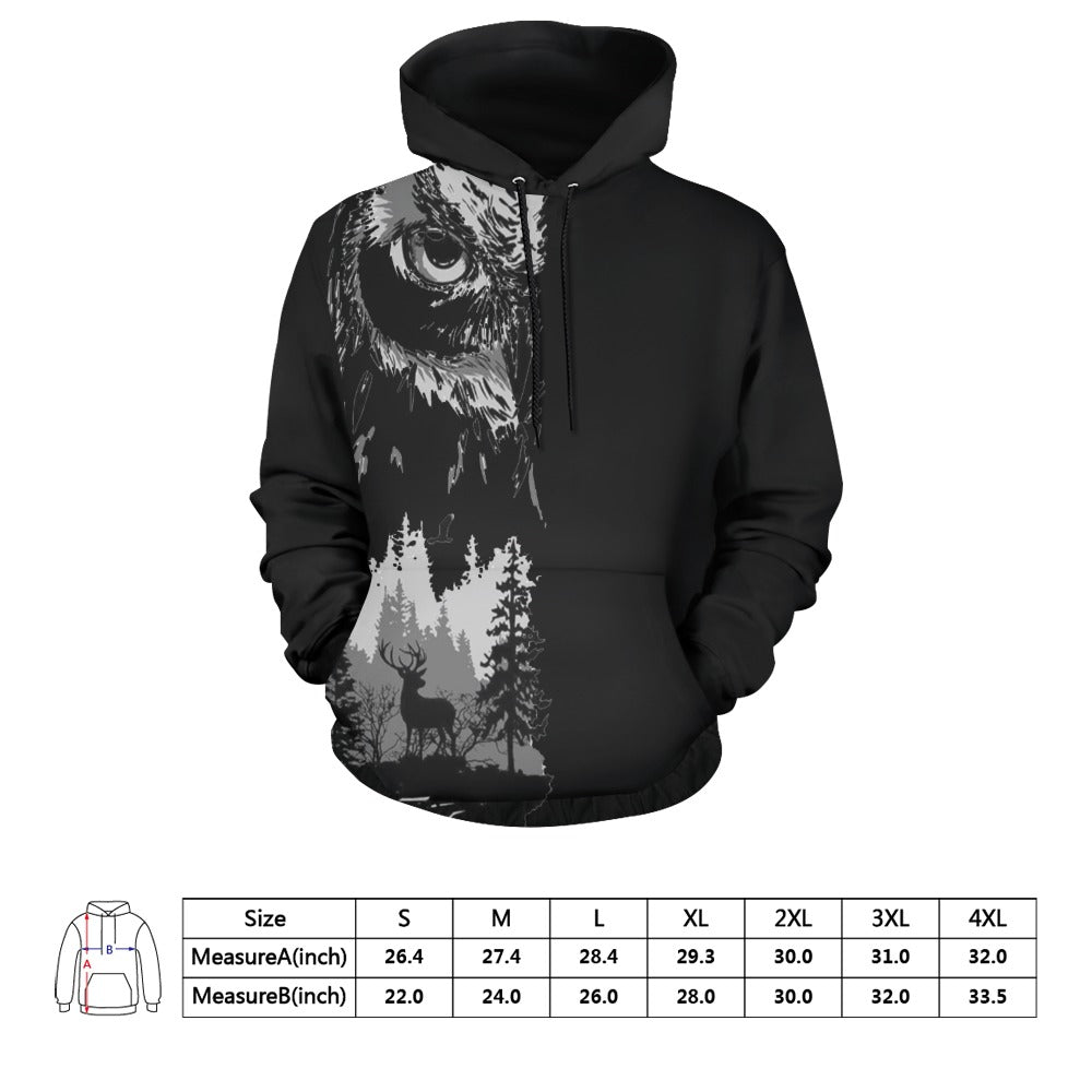 Wanderlust Owl Hoodie