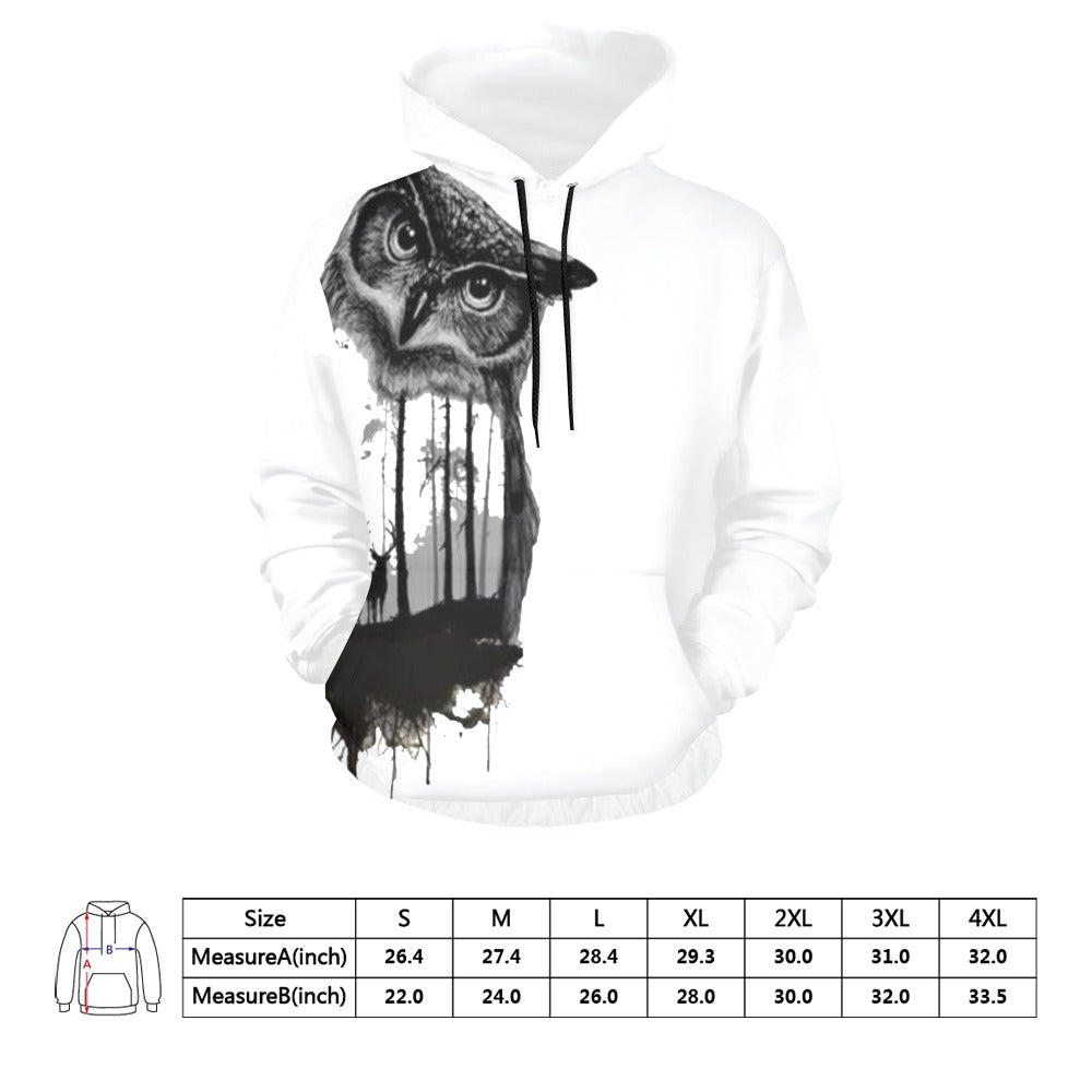 Wanderlust Owl II Hoodie