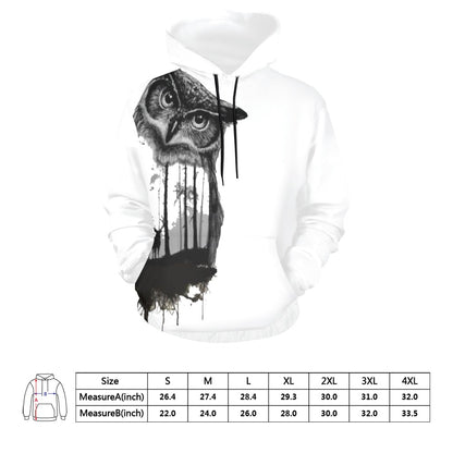Wanderlust Owl II Hoodie