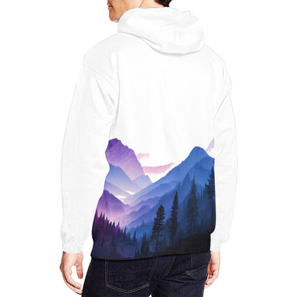Purple Mountainscape Hoodie