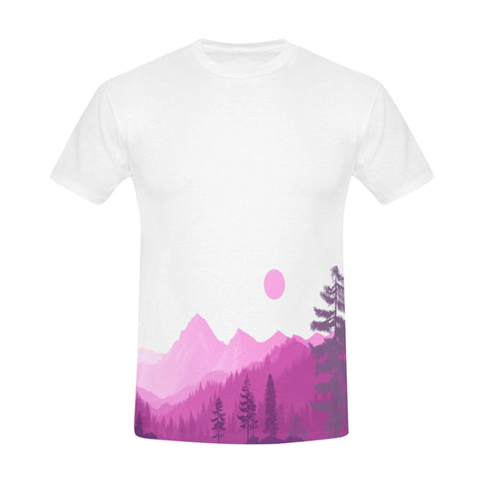 Pink Mountainscape