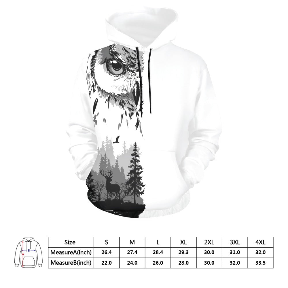 Wanderlust Owl Hoodie