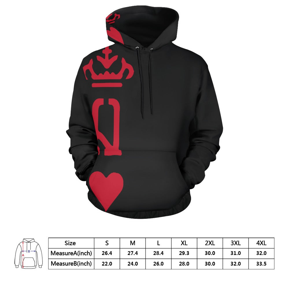 Queen of Hearts Hoodie