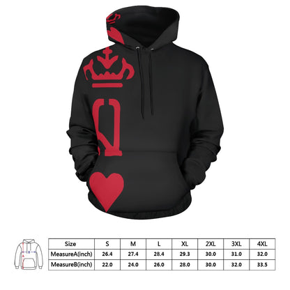 Queen of Hearts Hoodie