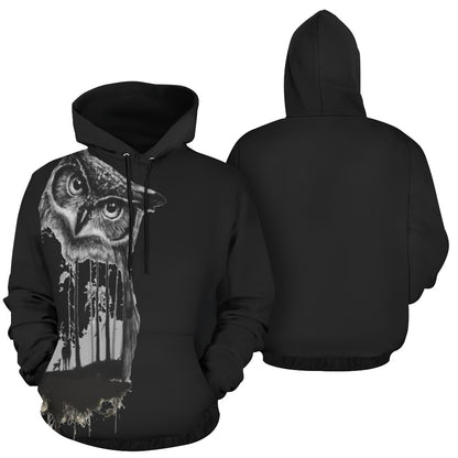 Wanderlust Owl II Hoodie